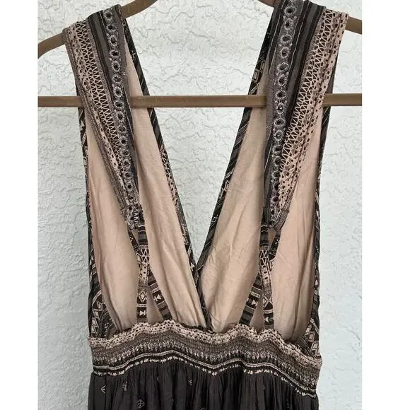 Free People Wide Leg Romper - Size XS, Lined Top - Picture 3 of 12